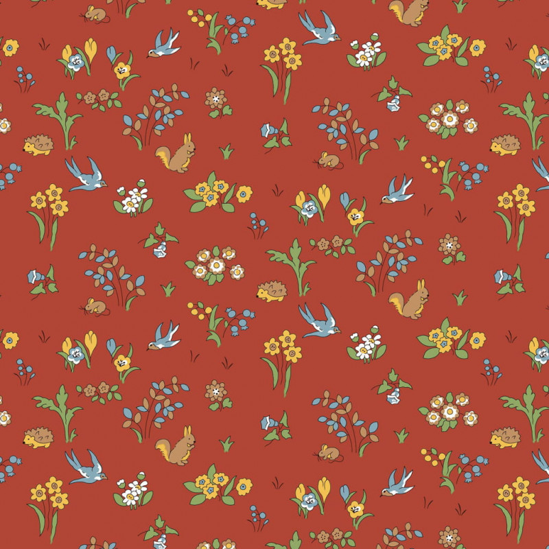 Forest Friends (red)