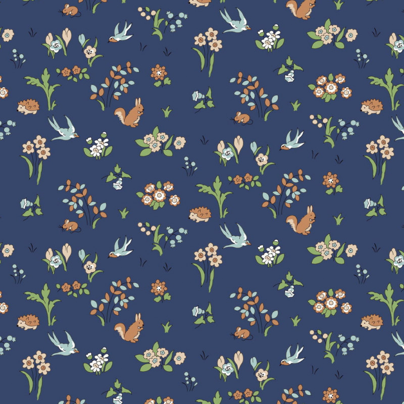 Forest Friends (blue)